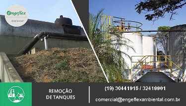 Desmobilização e remoção de tanques